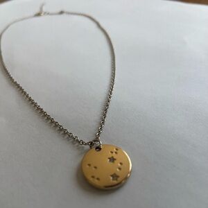 Aquarius Gold Necklce